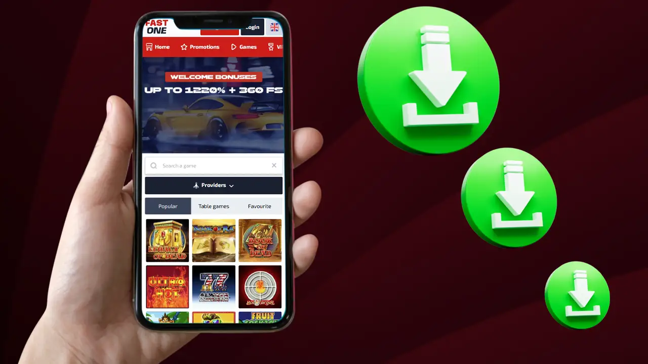 Скачати F1 Casino на смартфон Android
